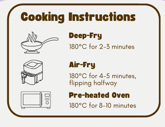 Frozen Traditional You Tiao (6pcs)